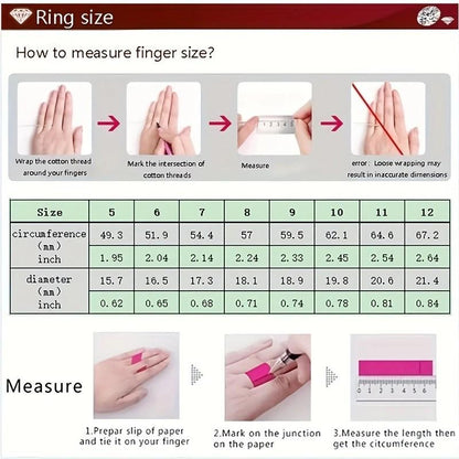 Vintage 1Ct Heart Cut Gems Three-In-One 3 Pieces Set Halo Wedding Engagement Promise Eternity Ring Set for Women Accessories